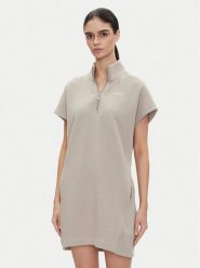 DKNY Sport Sukienka codzienna DP5D4895 Beżowy Regular Fit. Brązowe sukienki damskie DKNY Sport, bez wzorów, z syntetyku, sportowe, bez ramiączek. Za 219.99 zł.