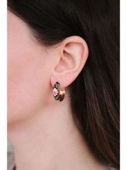 Heliophilia Kolczyki-kreole rozmiar: onesize. Czarne kolczyki damskie Heliophilia, metalowe. Za 39.99 zł.