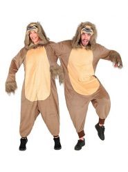 Carnival Party Kombinezon kostiumowy w kolorze beżowo-jasnobrązowym rozmiar: L/XL. Brązowe kombinezony damskie Carnival Party, l, bez wzorów, bez kołnierzyka, bez ramiączek, krótkie. Za 130.99 zł.