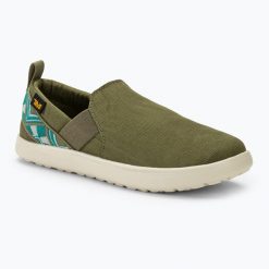 Trampki damskie Teva Voya Slip On. Zielone trampki damskie Teva, bez wzorów, bez zapięcia. Za 149.99 zł.