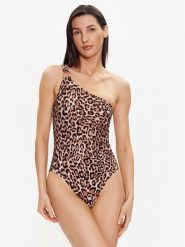 MICHAEL Michael Kors Strój kąpielowy Wildcat MM9M614 Brązowy. Brązowe stroje jednoczęściowe MICHAEL Michael Kors, bez wzorów, z syntetyku. Za 469.99 zł.