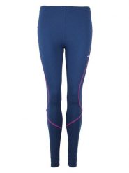 Peak Mountain Legginsy w kolorze granatowym rozmiar: XL. Niebieskie legginsy damskie Peak Mountain, xl, bez wzorów, z materiału. Za 87.19 zł.