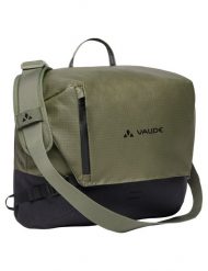 Torba na ramię VAUDE CityMessenger. Zielone torby na laptopa Vaude, bez wzorów, z materiału. Za 433.95 zł.