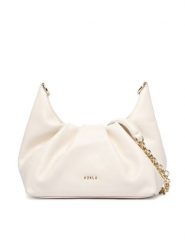 Furla Torebka Delia Mini WE00837 BX2269 CN PNN00 Biały. Białe torebki klasyczne damskie Furla, ze skóry, bez dodatków. Za 1,179.00 zł.