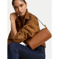 Torebka LAUREN RALPH LAUREN. Brązowe torebki klasyczne damskie Lauren Ralph Lauren, bez dodatków. Za 1,299.00 zł.
