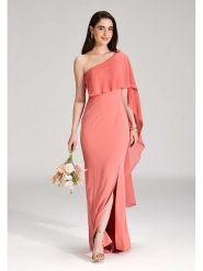 SWING Sukienka w kolorze koralowym rozmiar: 40. Czerwone sukienki damskie Swing, bez wzorów, bez ramiączek. Za 289.95 zł.