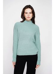 C& Jo Sweter w kolorze miętowym rozmiar: 40. Zielone swetry klasyczne damskie C& Jo, ze splotem, bez kołnierzyka. Za 126.75 zł.