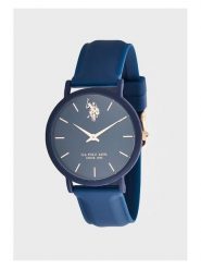 U.S. Polo Assn. Zegarek kwarcowy w kolorze niebieskim rozmiar: onesize. Niebieskie, analogowe zegarki damskie U.S. Polo Assn., sztuczne. Za 113.99 zł.
