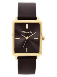 Tamaris Zegarek kwarcowy w kolorze złoto-ciemnobrązowym rozmiar: onesize. Brązowe, analogowe zegarki damskie Tamaris, metalowe. Za 130.99 zł.
