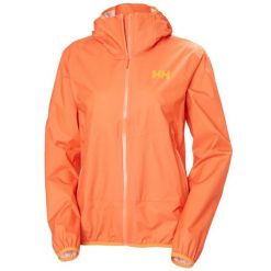Kurtka przeciwdeszczowa damska Helly Hansen Verglas Fastpack. Brązowe kurtki damskie Helly Hansen, bez wzorów, bez kaptura. Za 960.00 zł.