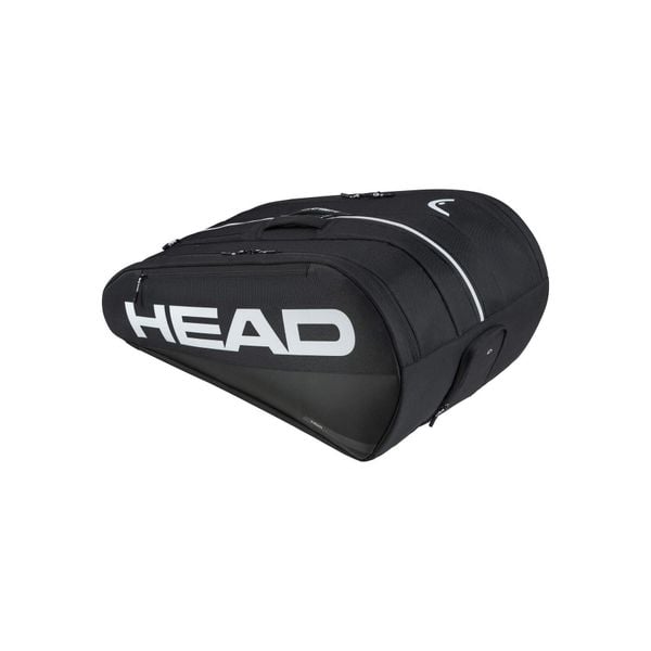 Torba na rakiety tenisowe Head Tour. Czarne torby sportowe Head, bez wzorów, z materiału. Za 323.00 zł.