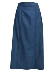 Smith & Soul Spódnica dżinsowa w kolorze niebieskim rozmiar: L. Niebieskie spódnice damskie Smith & Soul, l, bez wzorów, midi. Za 195.99 zł.