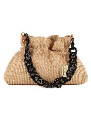 Anna Morellini Skórzana torebka w kolorze jasnobrązowym - 33 x 21 x 4 cm rozmiar: onesize. Brązowe torebki klasyczne damskie Anna Morellini, z materiału, bez dodatków. Za 260.99 zł.