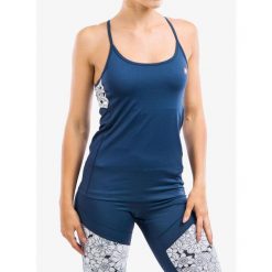 Top wspinaczkowy damski Ocun Arista. Niebieskie koszulki sportowe damskie Ocun, xs, bez wzorów, bez ramiączek. Za 119.99 zł.