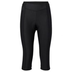 Damskie spodenki 3/4 VAUDE Posta. Czarne spodenki sportowe damskie Vaude, l, bez wzorów, z elastanu, rowerowe. Za 430.00 zł.