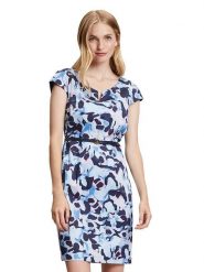 BETTY & CO Sukienka w kolorze niebieskim rozmiar: 42. Niebieskie sukienki damskie Betty & Co, bez wzorów, ze skóry, klasyczne, bez ramiączek. Za 87.19 zł.