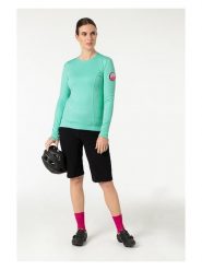 Super.natural Koszulka sportowa "Grava" w kolorze turkusowym rozmiar: M. Niebieskie koszulki sportowe damskie super.natural, m, bez wzorów, z materiału, bez ramiączek, outdoorowe. Za 217.99 zł.