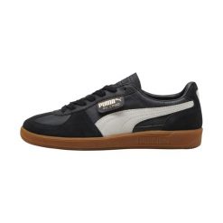 Trenerzy ze skóry Puma Palermo. Białe obuwie sportowe casual damskie Puma, z gumy, bez zapięcia. Za 308.99 zł.