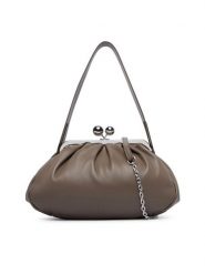 Weekend Max Mara Torebka Cubico 2625516124600 Khaki. Brązowe torebki wieczorowe damskie Weekend Max Mara, bez wzorów, ze skóry, bez dodatków. Za 1,839.00 zł.