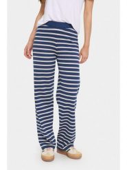SAINT TROPEZ Spodnie w kolorze niebiesko-białym rozmiar: L. Niebieskie spodnie materiałowe damskie Saint Tropez, bez wzorów, z materiału. Za 126.99 zł.