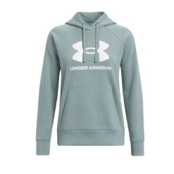 Bluza Damska Z Kapturem Sportowa Under Armour Rival Fleece Big Logo Hdy. Zielone bluzy damskie Under Armour, m, bez wzorów, z bawełny, z kapturem. Za 281.05 zł.