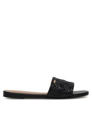 MEXX Klapki WYL141123-01 Czarny. Czarne klapki damskie Mexx, bez wzorów, z syntetyku, bez obcasa, bez zapięcia. Za 59.99 zł.