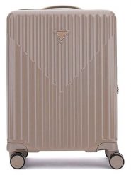 Guess Walizka w kolorze szarobrązowym - 32 x 53 x 22 cm rozmiar: onesize. Brązowe walizki Guess, z aplikacjami, z materiału. Za 801.83 zł.