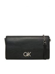 Calvin Klein Torebka Ck Mini Conv Chain Bag K60K612806 Czarny. Czarne listonoszki damskie Calvin Klein, bez wzorów, ze skóry, bez dodatków. Za 319.99 zł.