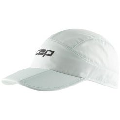 Sportowa czapka z daszkiem do biegania unisex lekka regulowana CORE Run CEP. Czarne czapki z daszkiem damskie CEP, bez wzorów. Za 84.00 zł.