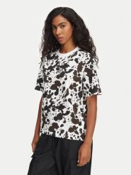 Reebok T-Shirt Ruta RK25711CCW Brązowy Regular Fit. Brązowe t-shirty damskie Reebok, s, bez wzorów, z bawełny, bez kołnierzyka. Za 79.99 zł.