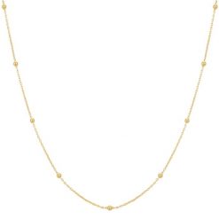 Rafaela Donata Łańcuszek Srebro wysokiej próby Żółte złoto Naszyjniki 1 ct Damski. Żółte naszyjniki damskie Rafaela Donata, pozłacane. Za 189.99 zł.