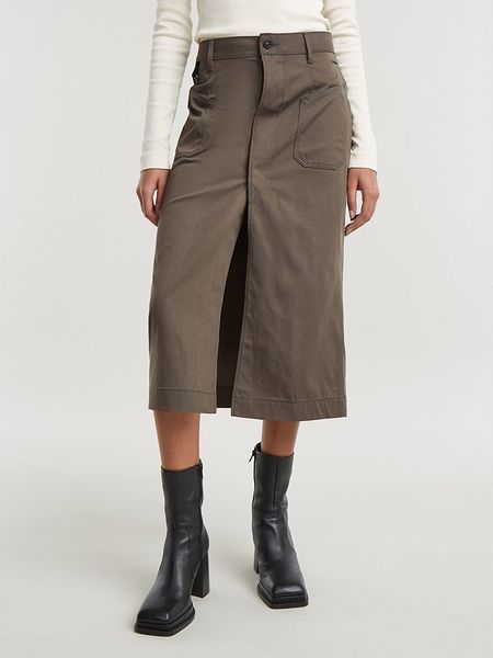 G-Star Spódnica w kolorze brązowym rozmiar: W27. Brązowe spódnice damskie G-Star, bez wzorów, retro, midi. Za 152.26 zł.