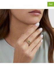 S.Oliver Pierścionki (4 szt.) z cyrkoniami rozmiar: 52. Pierścionki damskie S.Oliver, z cyrkonią, ze stali. Za 143.99 zł.