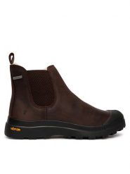 EMU Australia Sztyblety Ragoona Trek W13384 Brązowy. Brązowe botki damskie EMU Australia, z nubiku, bez obcasa, na płaskiej podeszwie, bez zapięcia. Za 819.99 zł.