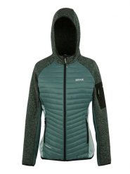 Regatta Kurtka hybrydowa "Newhill" w kolorze zielonym rozmiar: 38. Zielone kurtki damskie Regatta, bez wzorów, z puchu, bez kaptura. Za 139.20 zł.