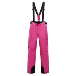 Spodnie damskie narciarskie snowboardowe 10.000 Alpine Pro Edesa 2. Czerwone spodnie sportowe damskie Alpine Pro, na zimę, bez wzorów, narciarskie. W wyprzedaży za 629.00 zł.