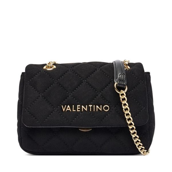Torebka Valentino. Czarne listonoszki damskie Valentino, bez wzorów, bez dodatków. Za 560.99 zł.