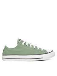 Converse Trampki Chuck Taylor All Star Mini Flowers A14982C Zielony. Zielone trampki damskie Converse, bez wzorów, z materiału, bez zapięcia. Za 249.99 zł.
