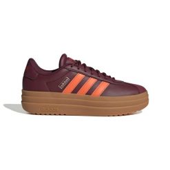 Sneakersy damscy adidas VL court. Brązowe obuwie sportowe damskie Adidas, bez zapięcia, trekkingowe. Za 342.00 zł.