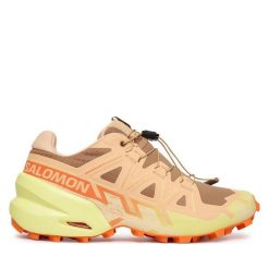 Trekkingi Salomon. Niebieskie obuwie trekkingowe damskie Salomon, bez zapięcia. Za 639.99 zł.