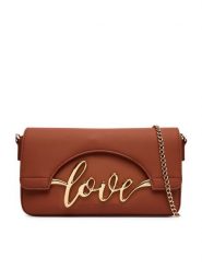 LOVE MOSCHINO Torebka JC4272PP0PKR0208 Brązowy. Brązowe torebki wieczorowe damskie Love Moschino, bez wzorów, ze skóry, bez dodatków. Za 879.99 zł.