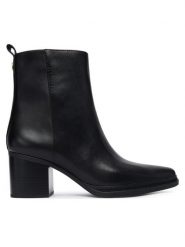 MICHAEL Michael Kors Botki Lex 40F5LXME5L Czarny. Czarne botki damskie MICHAEL Michael Kors, ze skóry, bez obcasa, na słupku, bez zapięcia. Za 669.99 zł.