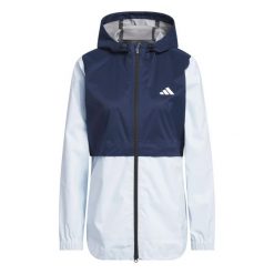 Kurtka damska adidas Ultimate365 Climaproof. Niebieskie kurtki damskie Adidas, l, bez wzorów, z materiału, bez kaptura. Za 615.50 zł.