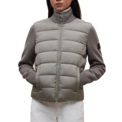 Kurtka ECOALF DENALI HYBRID WOMA Beżowy. Brązowe kurtki damskie Ecoalf, bez wzorów, z syntetyku, bez kaptura. Za 955.40 zł.