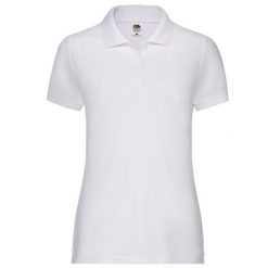 Koszulka Polo Damska 65/35. Białe koszulki sportowe damskie Fruit of the Loom, xl, bez wzorów, bez ramiączek. Za 53.99 zł.