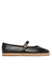 MICHAEL Michael Kors Espadryle 40S5LYFP2L Czarny. Czarne espadryle damskie MICHAEL Michael Kors, bez wzorów, ze skóry, bez obcasa. Za 679.99 zł.