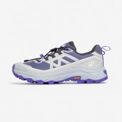 Second Life - Buty turystyczne damskie MH900 Light - Stan Doskonały. Fioletowe obuwie trekkingowe damskie QUECHUA, z kauczuku, bez zapięcia. Za 296.99 zł.