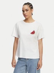 Liu Jo T-Shirt WA6414 JS923 Biały Regular Fit. Białe t-shirty damskie Liu Jo, xs, bez wzorów, z bawełny, bez kołnierzyka. Za 299.99 zł.