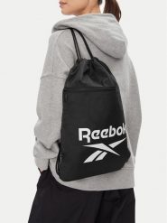 Reebok Worek RBK-B-044-CCC Czarny. Czarne torebki klasyczne damskie Reebok, z materiału, bez dodatków. Za 59.99 zł.