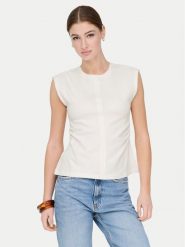 ONLY T-Shirt Marie 15372452 Biały Regular Fit. Białe t-shirty damskie Only, xl, bez wzorów, z bawełny, bez kołnierzyka. Za 79.99 zł.